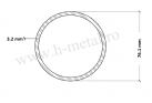 Teava rotunda sudata inox 76.1x3.2 mm (2``) 1